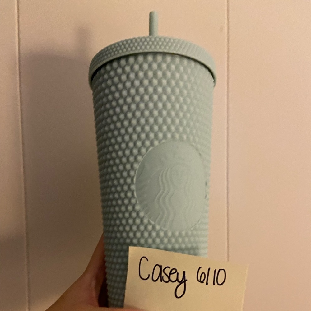 Starbucks mint studded